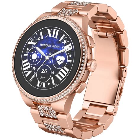 damen smartwatch michael kors roségold